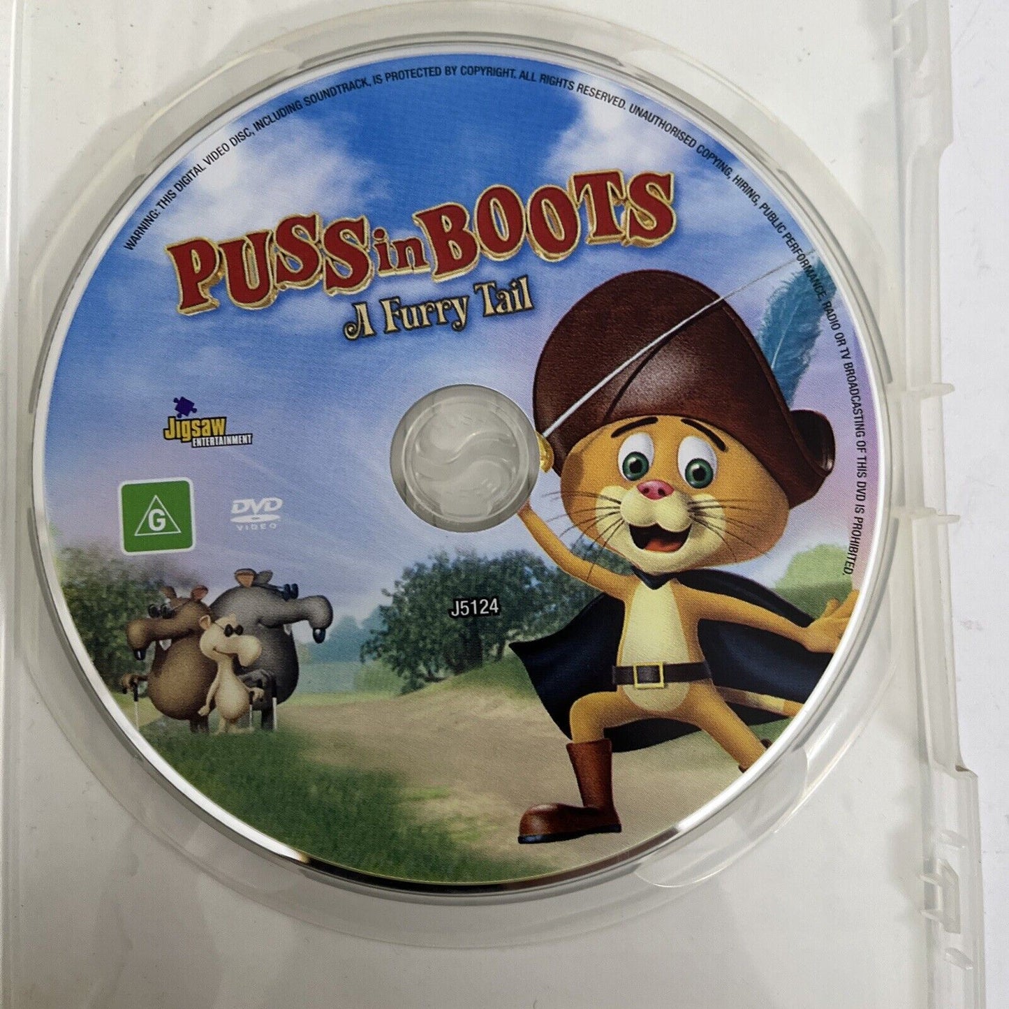 Puss in Boots A Furry Tail (DVD, 2011) Animated Film. All regions