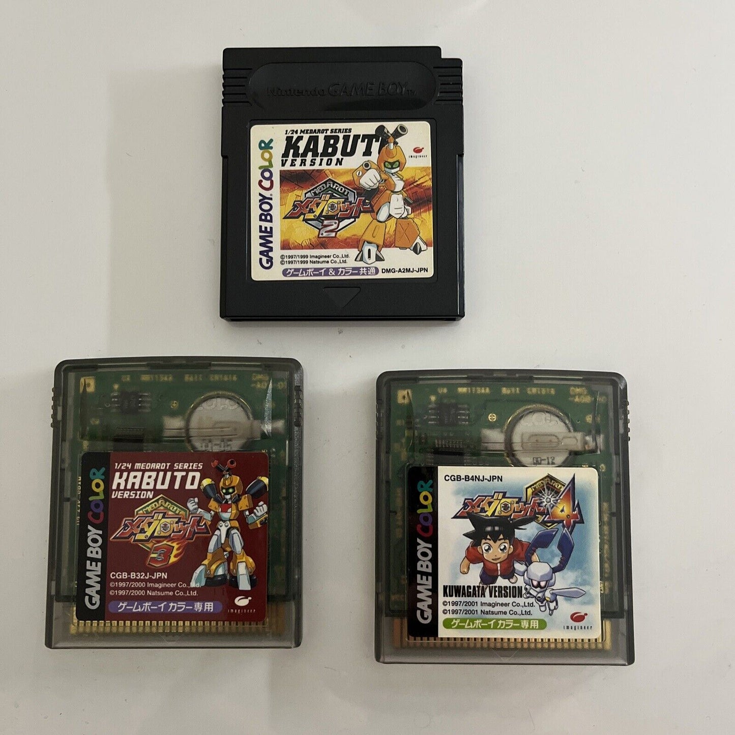 3x Medarot 2,3, 4 - Nintendo Gameboy Color GBC JAPAN Game