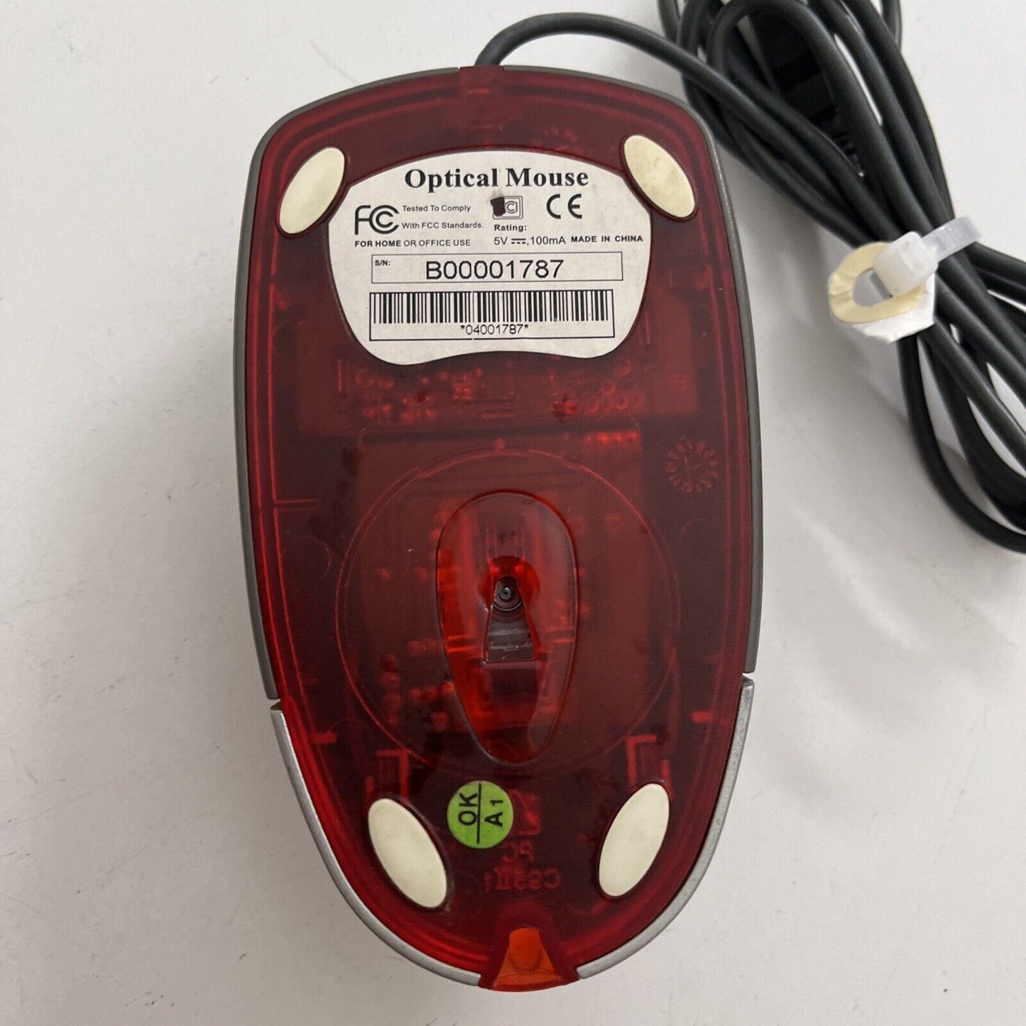 Vintage BTC Retro Optical Mouse USB Wired