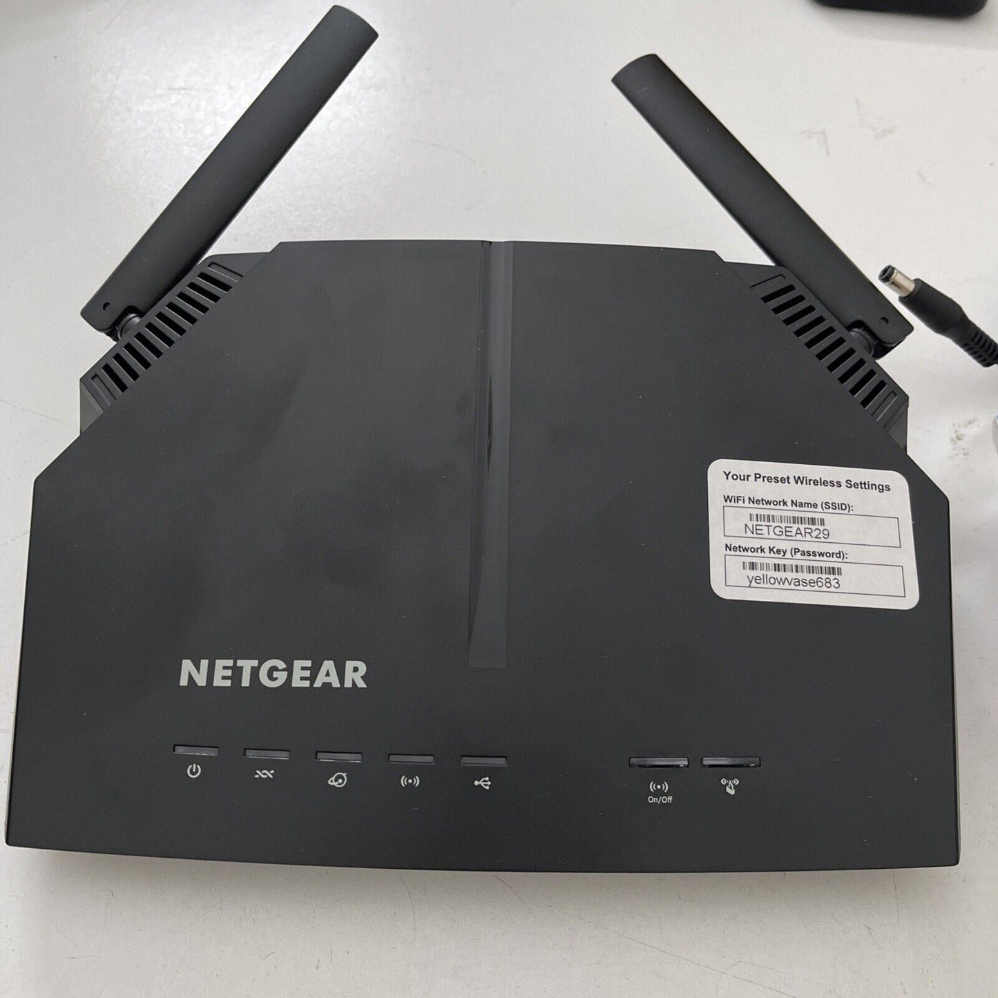 Netgear D6220 AC1200 Wireless Wifi VDSL2 ADSL2+ Modem Gigabit Router TESTED