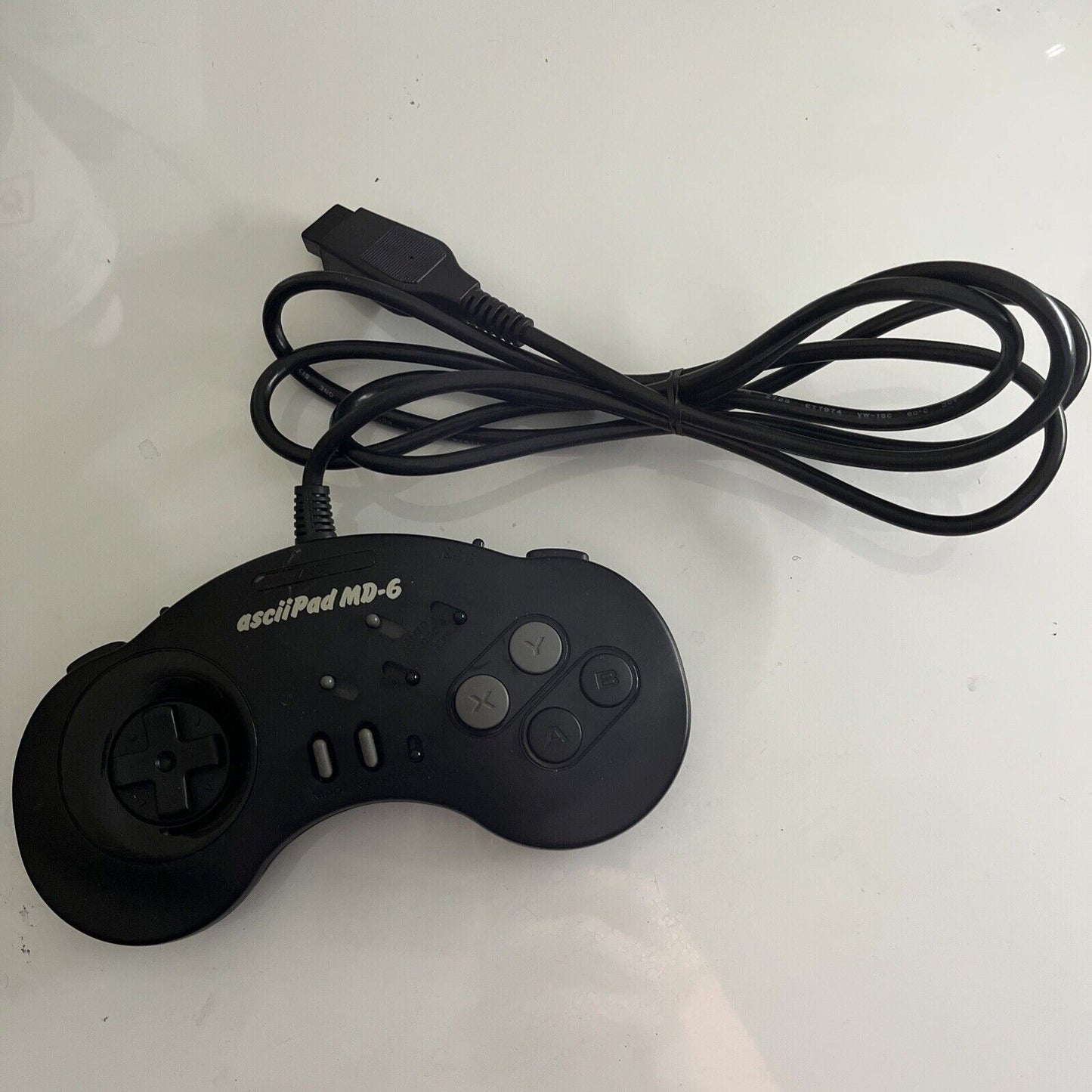 Sega Mega Drive Genesis asciiPad MD-6 Controller AS-0518-MD with Turbo Function