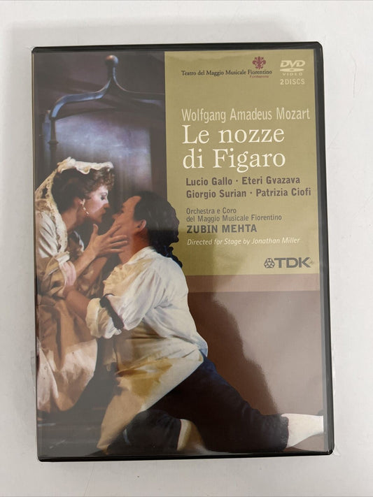 NEW Wolfgang Amadeus Mozart - Le Nozze di Figaro Marriage of Figaro (DVD, 2003)