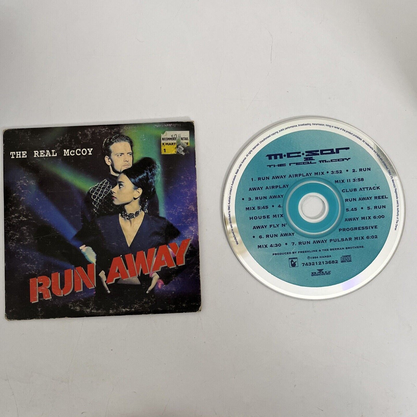 The Real McCoy - Run Away CD 1994 Single