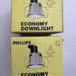 2x Philips Economy Downlight - Does not include bulb