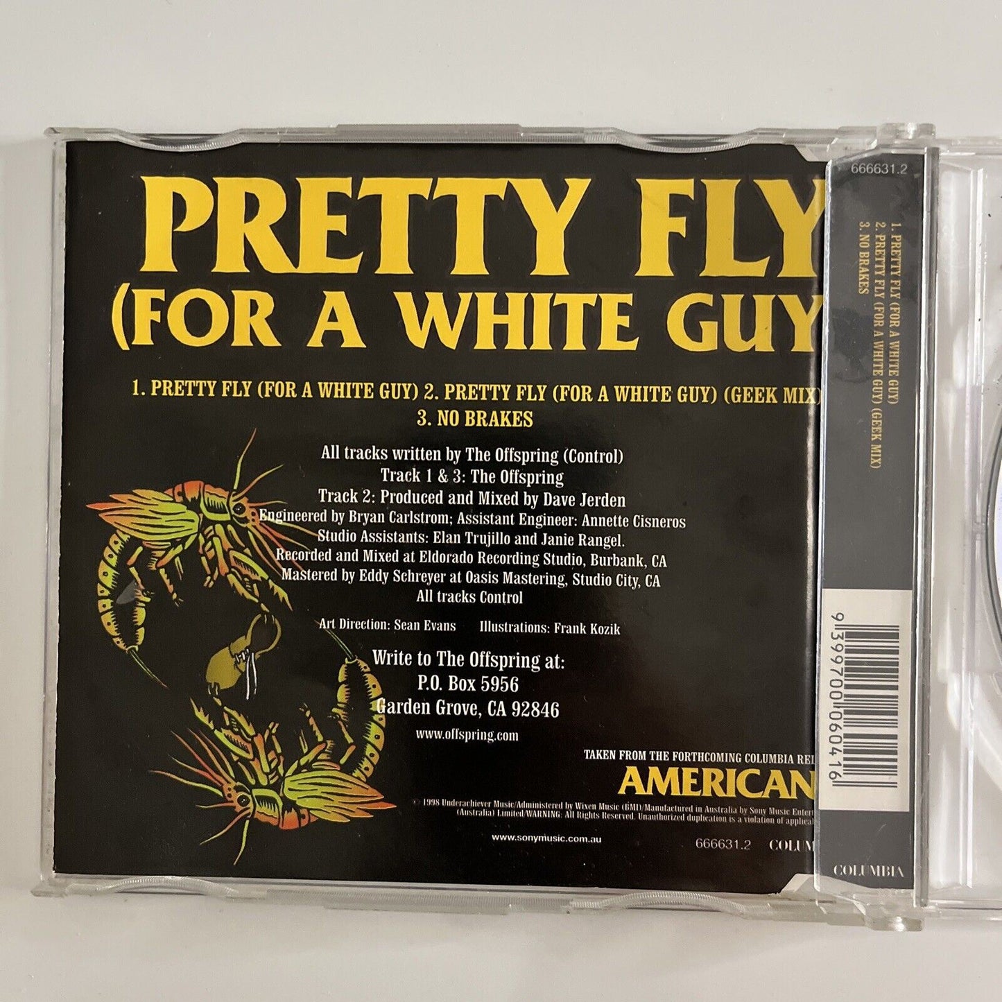 The Offspring – Pretty Fly (For A White Guy) CD 1998 Single