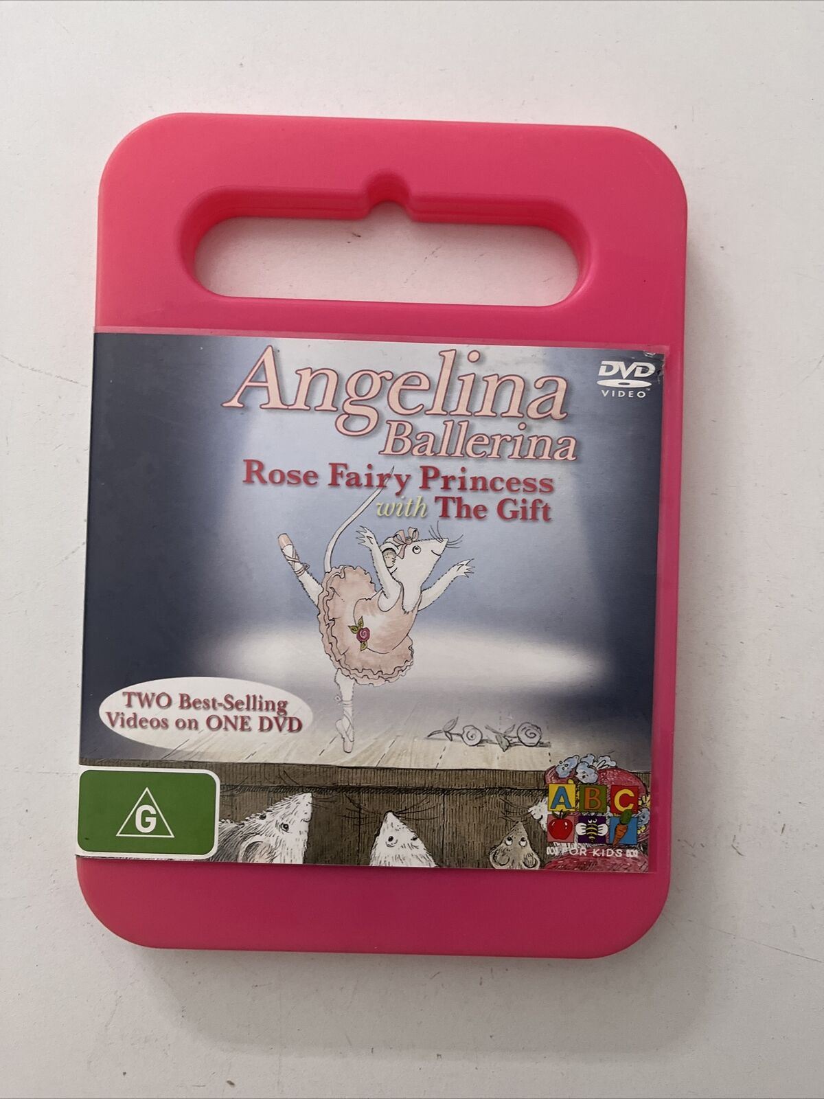 Angelina Ballerina - Rose Fairy Princess / The Gift / Lights Camera (DVD, 2002)