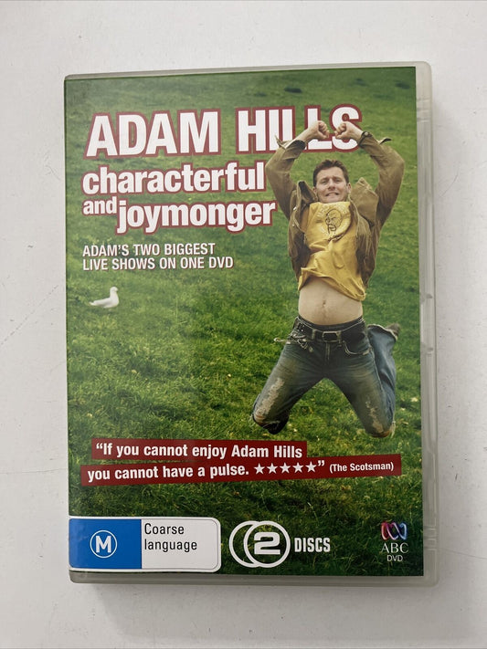 Adam Hills - Characterful and Joymonger (DVD, 2007) Region 4