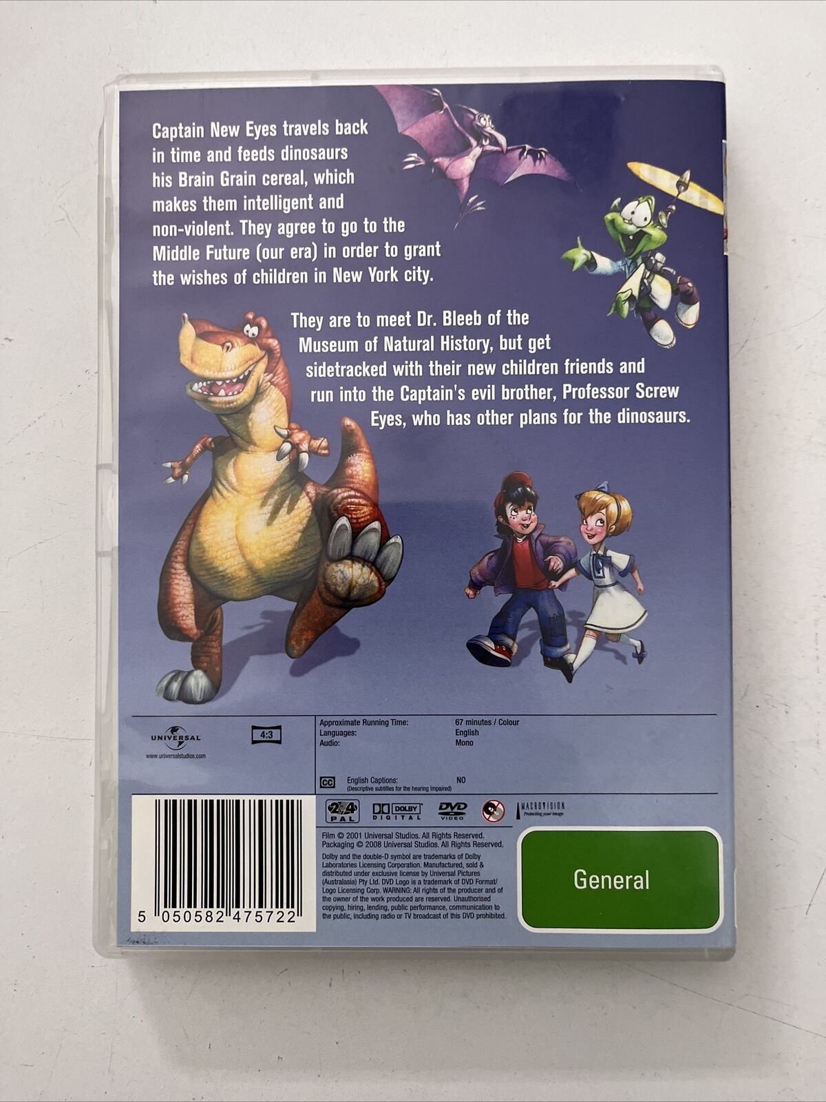 We're Back! - A Dinosaur's Story (DVD, 1993) John Goodman Region 4