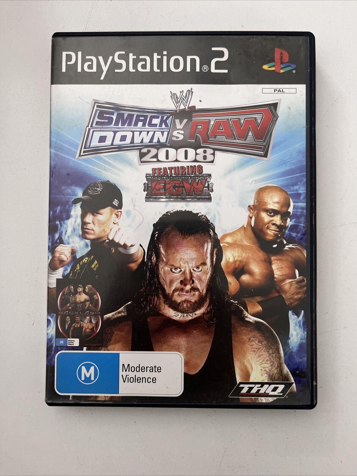 Smack Down Vs RAW 2008 - Sony PlayStation 2 PS2 PAL Game