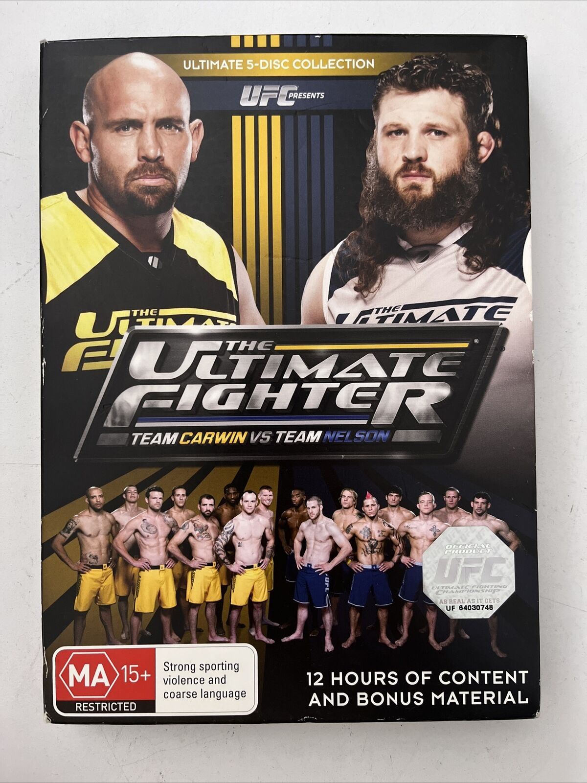 UFC - Ultimate Fighter - Team Carwin Vs Team Nelson : Season 16 (DVD, 2012) Reg4