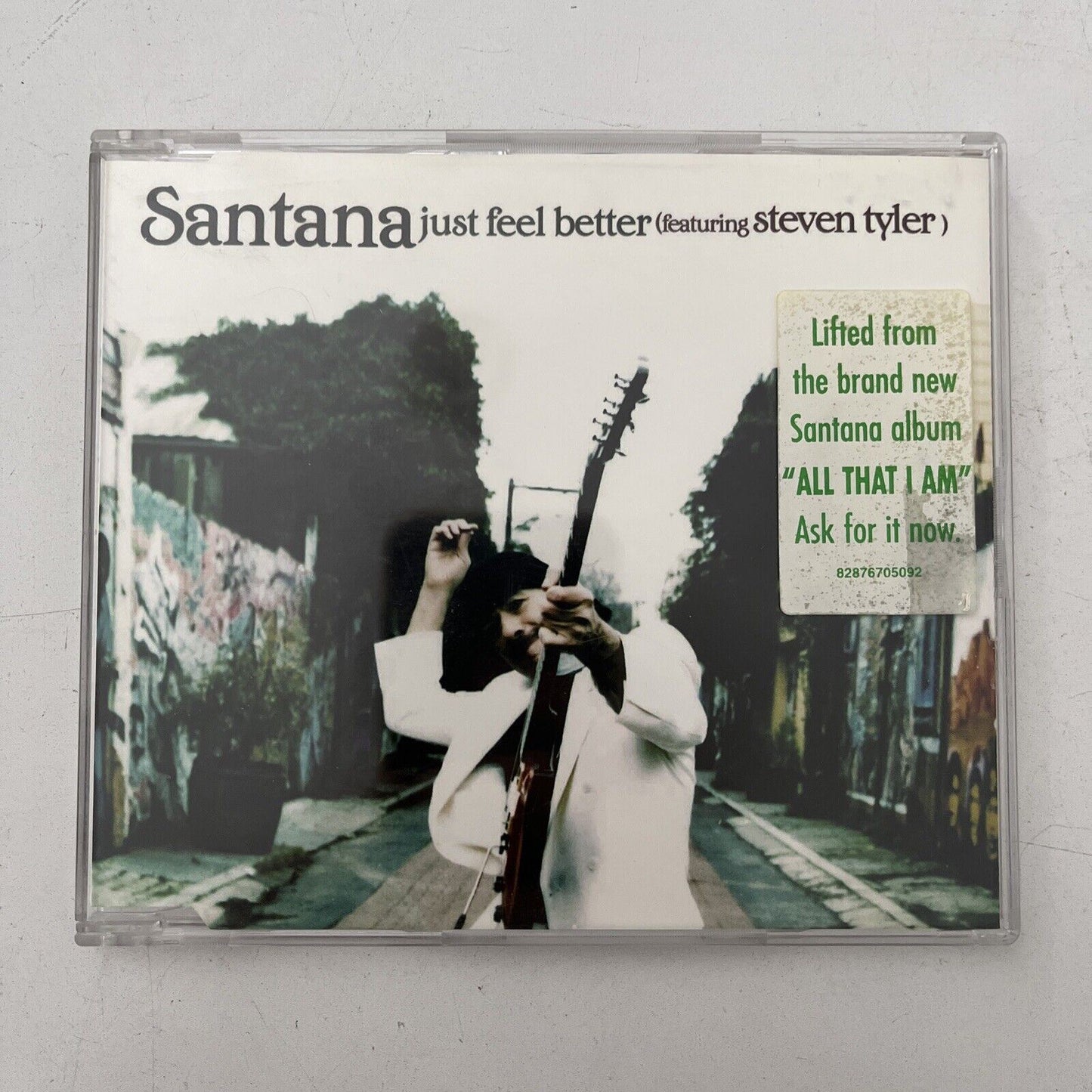 Santana featuring Steven Tyler – Just Feel Better (CD, 2005)