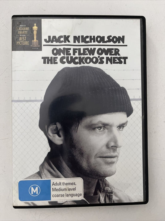 One Flew Over The Cuckoo's Nest (DVD, 1975) Jack Nicholson  Region 4