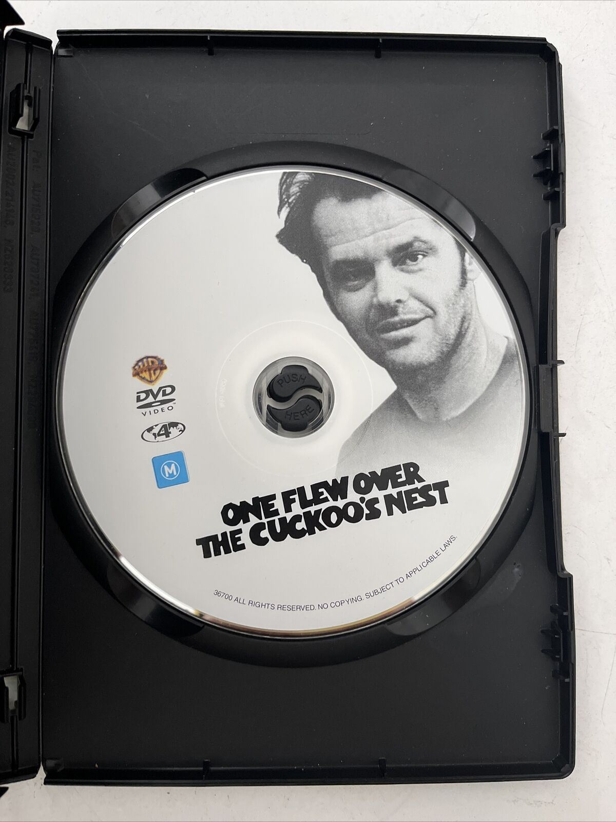 One Flew Over The Cuckoo's Nest (DVD, 1975) Jack Nicholson Region 4