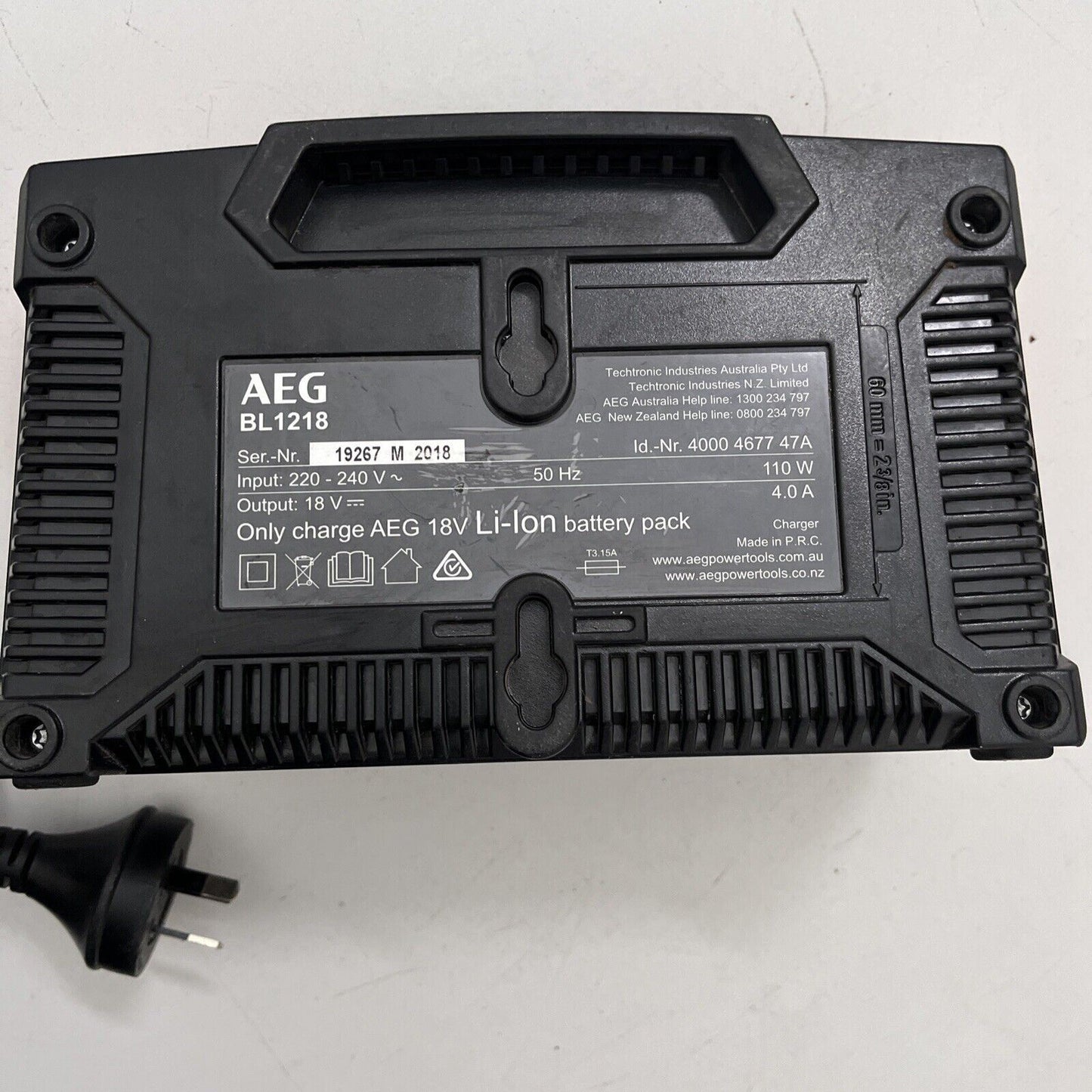 AEG BL1218 Li-ion 18V Battery Charger