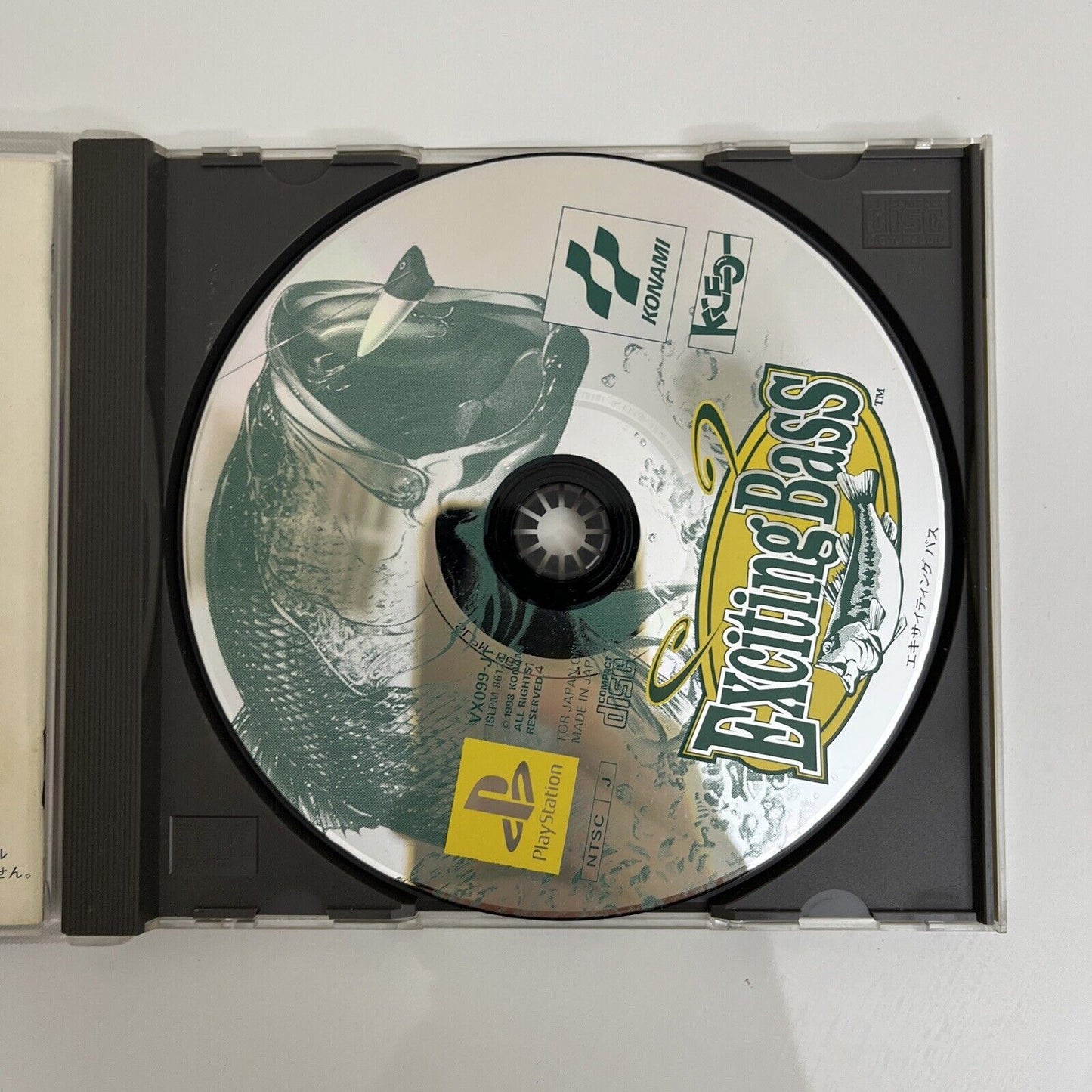 Exciting Bass - Sony PlayStation PS1 NTSC-J JAPAN Konami Game