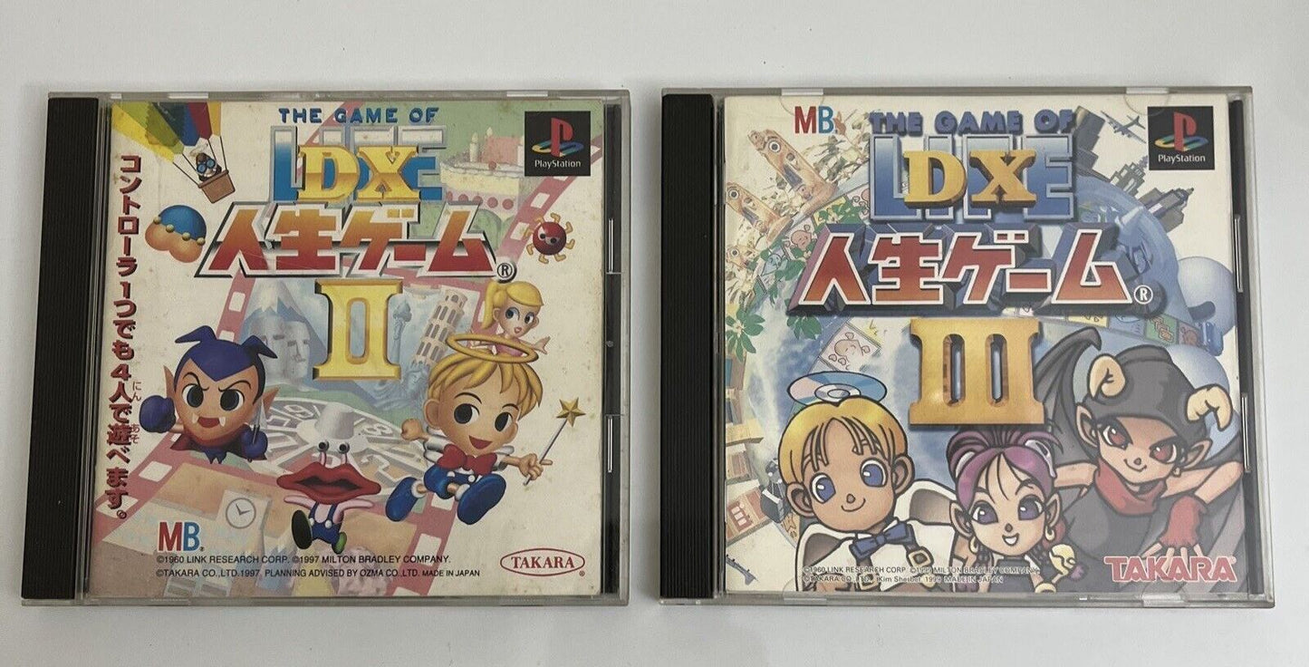 DX Jinsei Game 2 & 3: Game of Life - Sony PlayStation PS1 NTSC-J JAPAN Takara