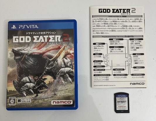 God Eater 2 - Sony PlayStation PS Vita JAPAN NAMCO Action Game