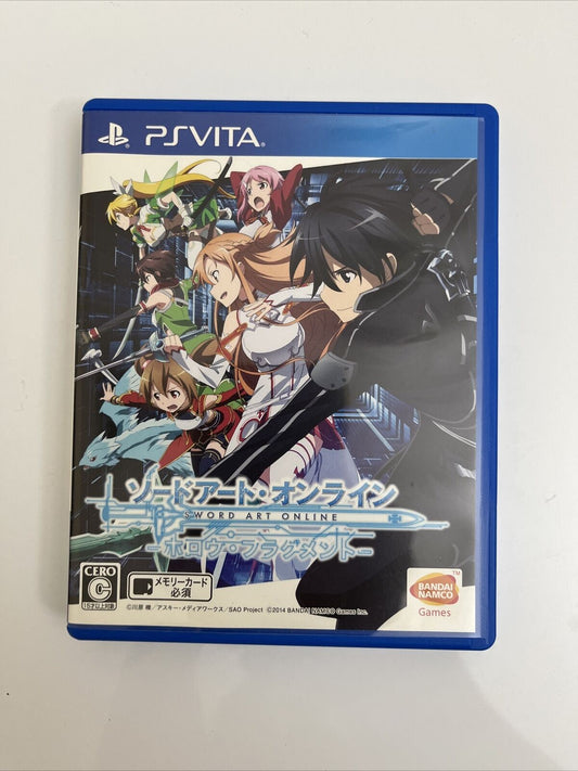 Japan Sword Art Online: Hollow Fragment - Sony PlayStation PS Vita JAPAN Game