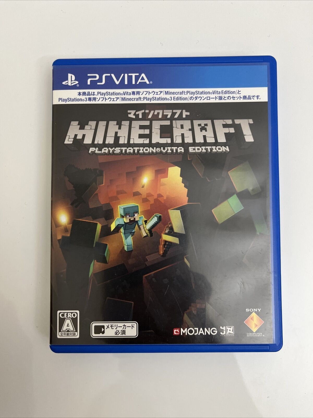 Minecraft PlayStation Vita Edition - Sony PS Vita 2015 Game Complete