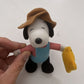 Snoopy Farmer Plush Doll McDonald's 2001 Many Lives of SNOOPY