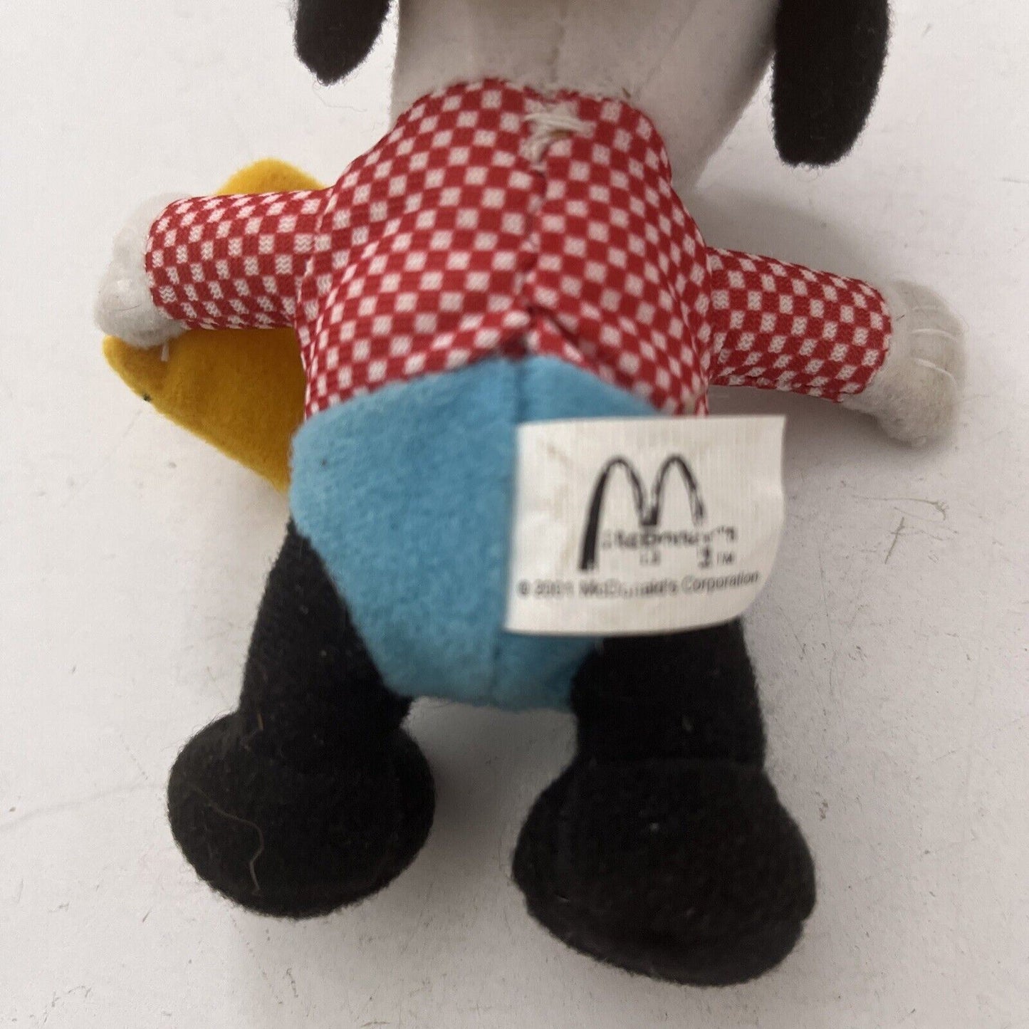 Snoopy Farmer Plush Doll McDonald's 2001 Many Lives of SNOOPY