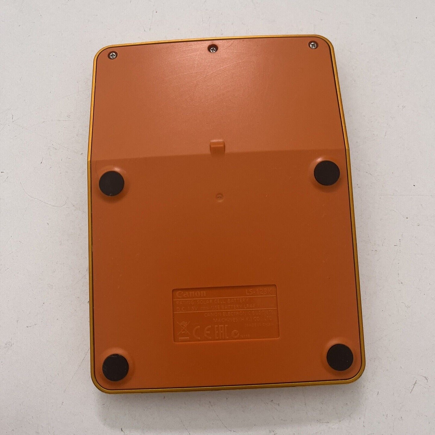 Canon LS-123K Tax Calculator Solar Powered 12 Digit Gold Colour