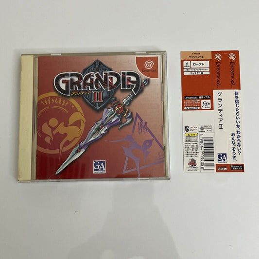 Grandia II 2 Sega Dreamcast DC NTSC-J JAPAN RPG 2000 Game