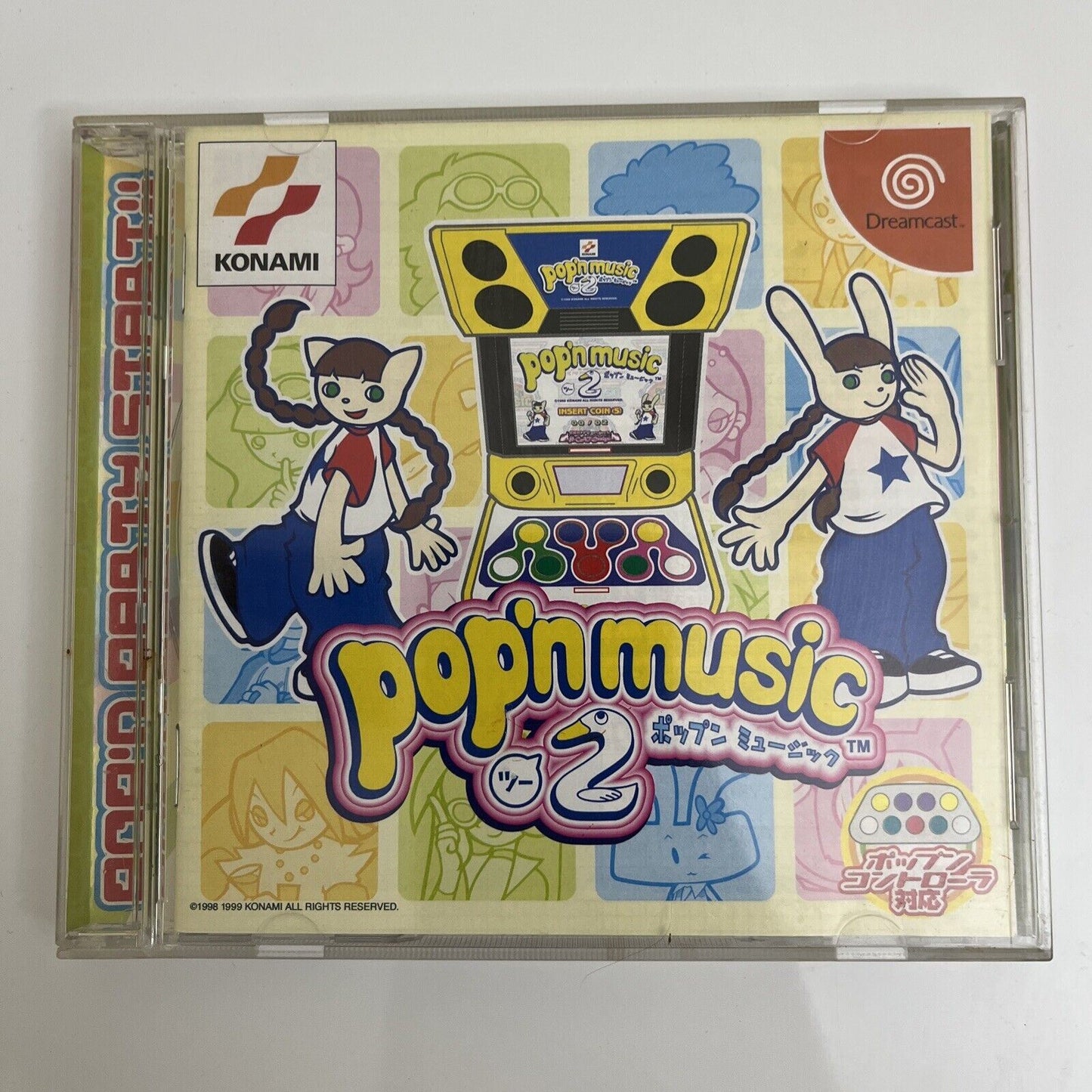 Pop'n Music 2 - Sega Dreamcast DC NTSC-J JAPAN Music Konami 1999 Game