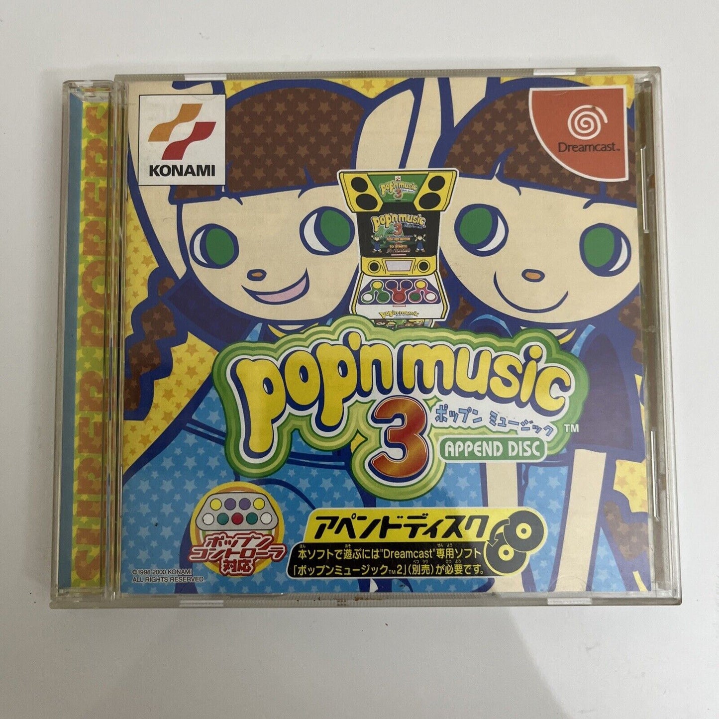 Pop'n Music 3 Append Disc - Sega Dreamcast DC NTSC-J JAPAN Music Game