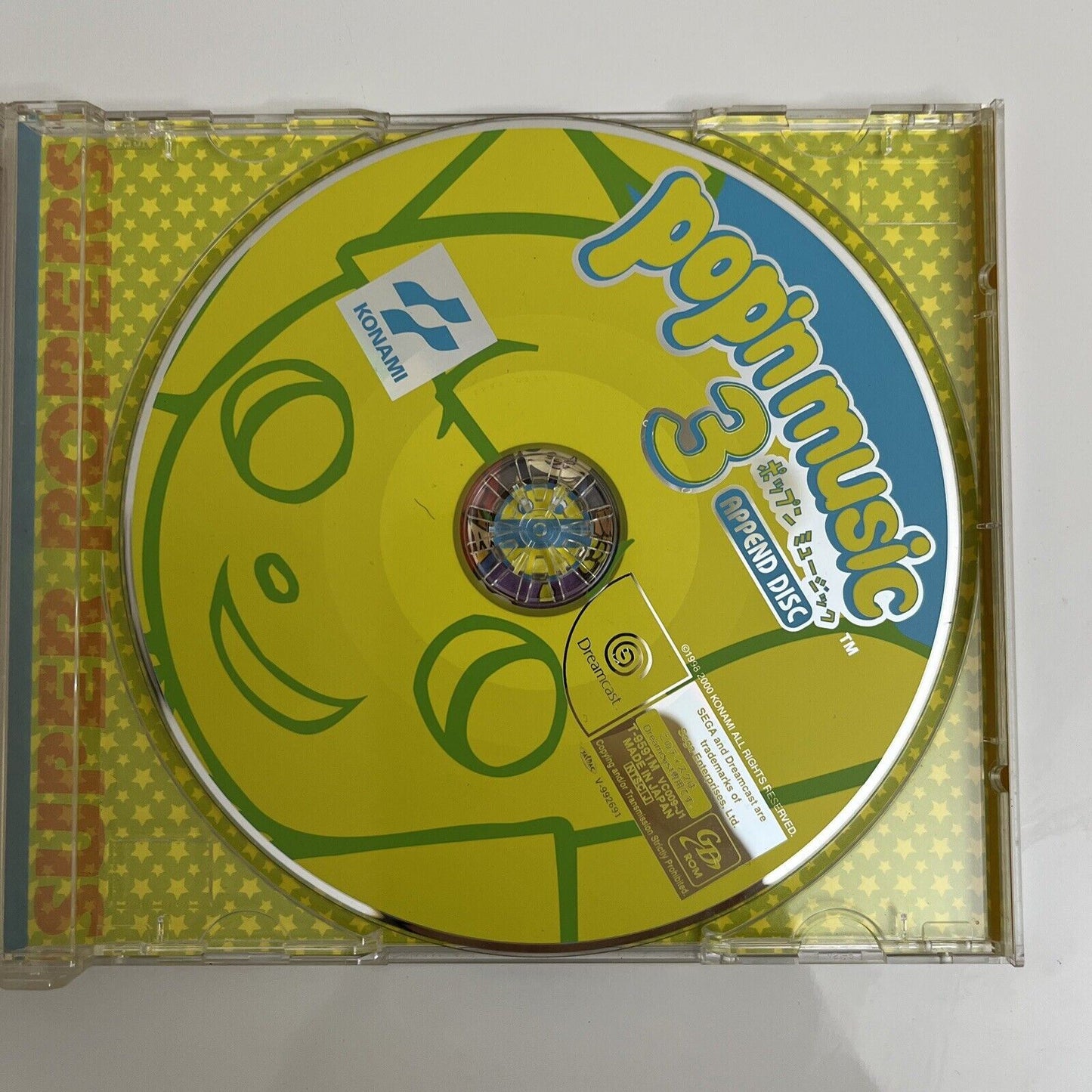 Pop'n Music 3 Append Disc - Sega Dreamcast DC NTSC-J JAPAN Music Game