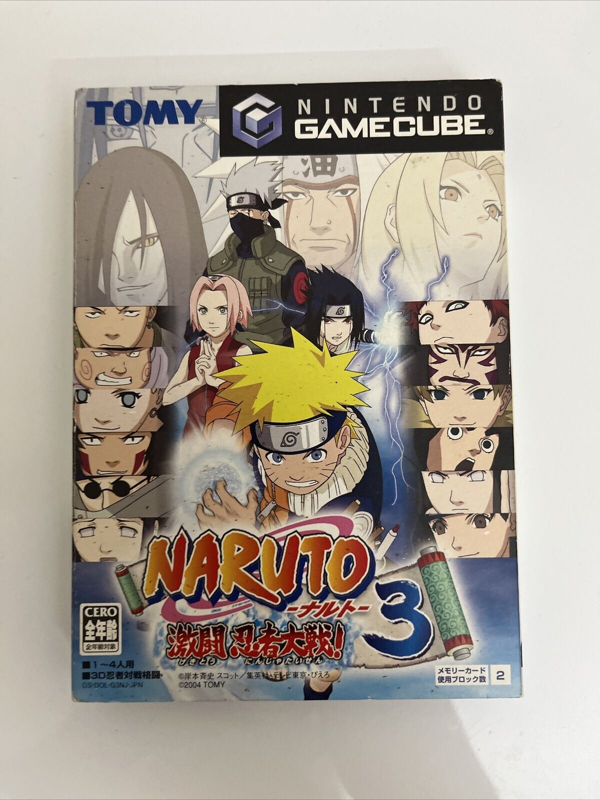 Naruto 3: Gekitō Ninja Taisen! - Nintendo GameCube NTSC-J JAPAN Fighting Game