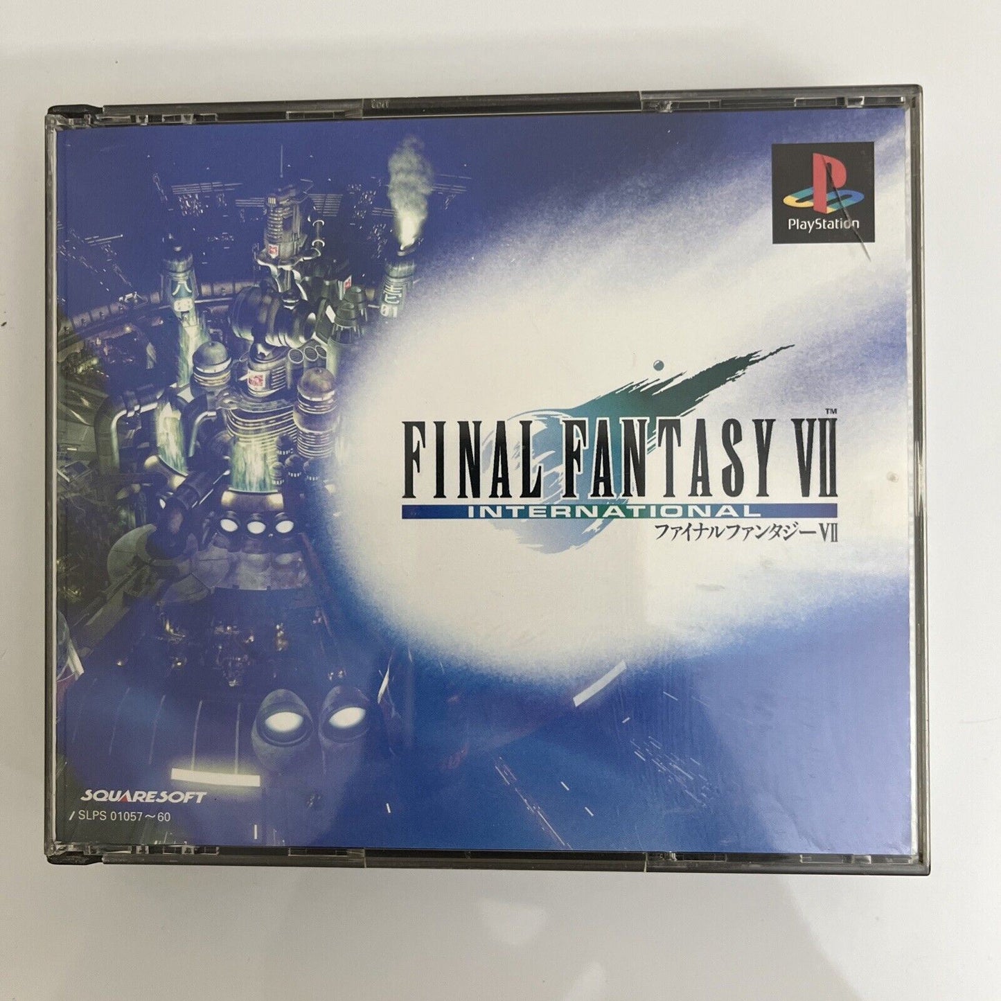 Final Fantasy VII International + Perfect Guide - PlayStation PS1 NTSC-J JAPAN