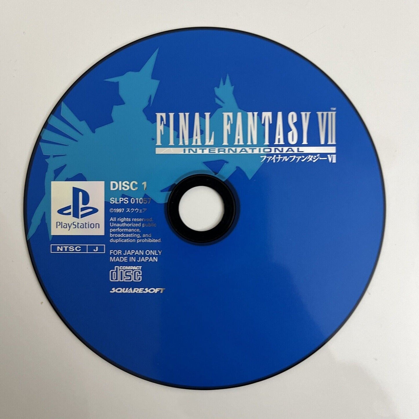 Final Fantasy VII International + Perfect Guide - PlayStation PS1 NTSC-J JAPAN