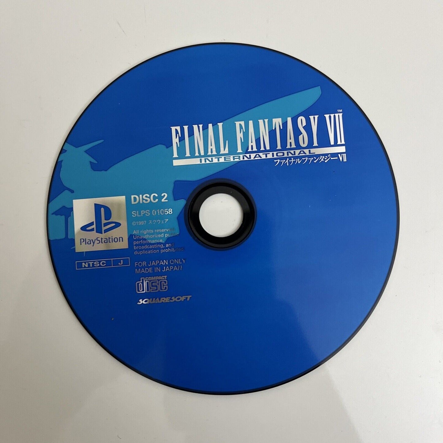 Final Fantasy VII International + Perfect Guide - PlayStation PS1 NTSC-J JAPAN