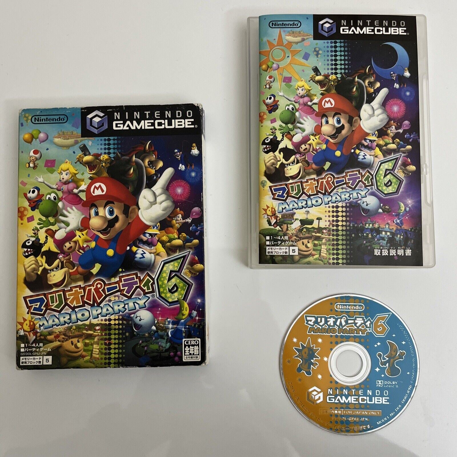 Mario Party 6 - Nintendo GameCube GC NTSC-J JAPAN 2004 Game – Retro Unit