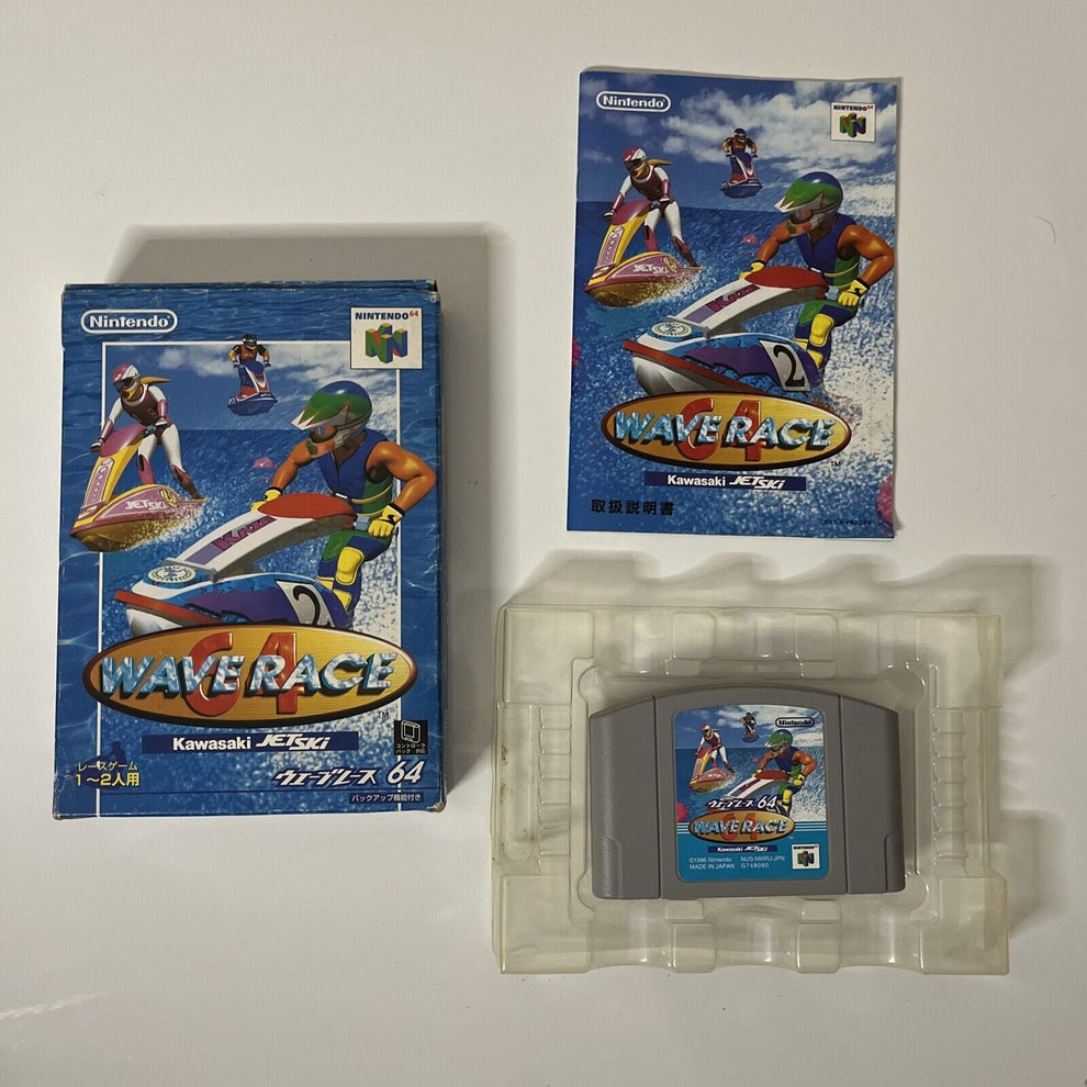 Wave Race 64 - Nintendo 64 NTSC-J JAPAN N64 1996 Game Complete – Retro Unit