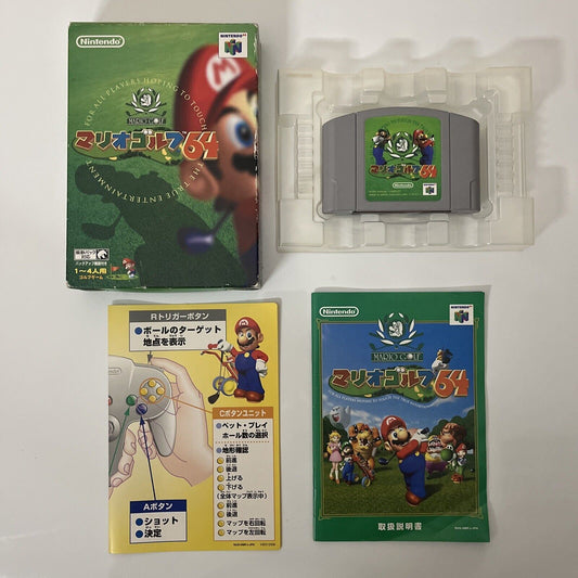 Mario Golf 64 - Nintendo 64 NTSC-J JAPAN Game Complete