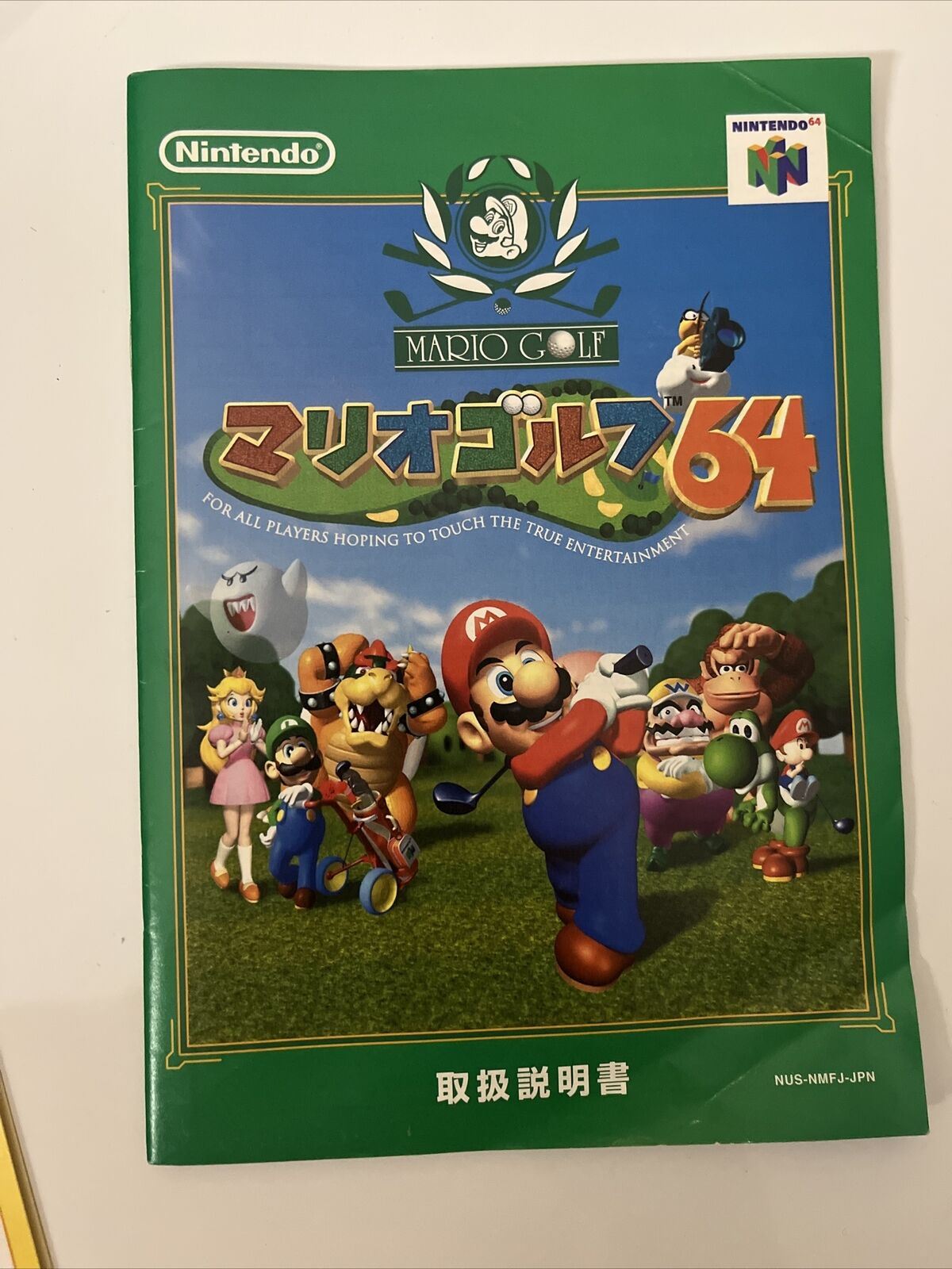Mario Golf 64 - Nintendo 64 NTSC-J JAPAN Game Complete