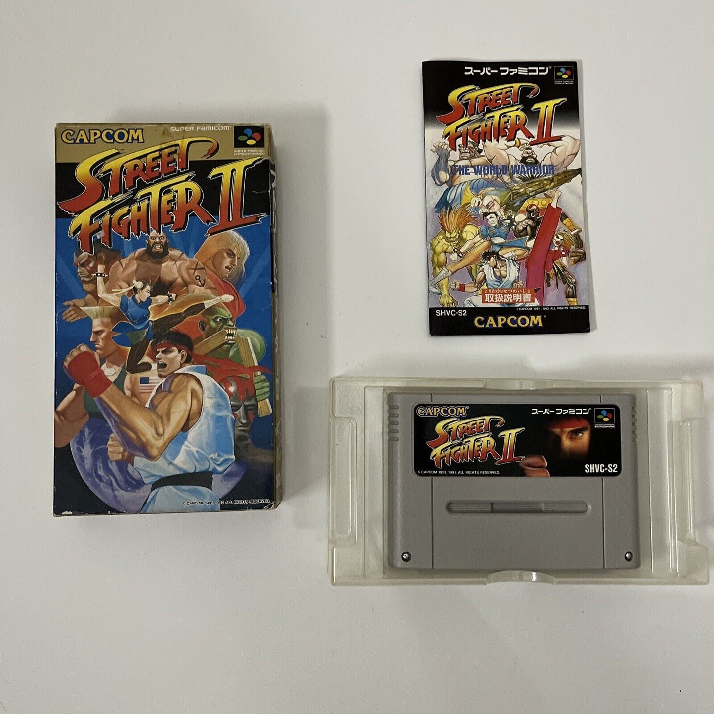 Street Fighter II 2 - Nintendo Super Famicom SNES NTSC-J JAPAN 1992 Complete