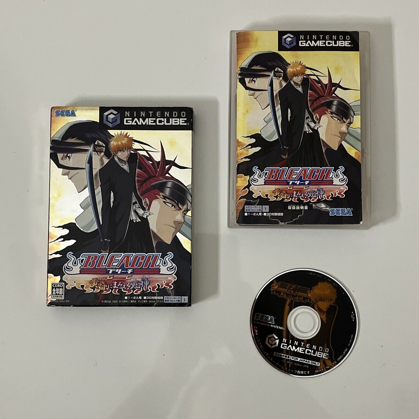 Bleach - Nintendo GameCube GC NTSC-J JAPAN Fighting 2005 SEGA Game