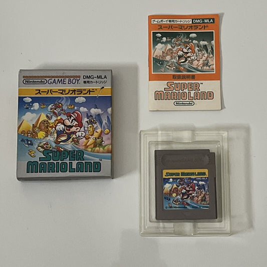 Super Mario Land - Nintendo Gameboy GB JAPAN 1989 Game Complete