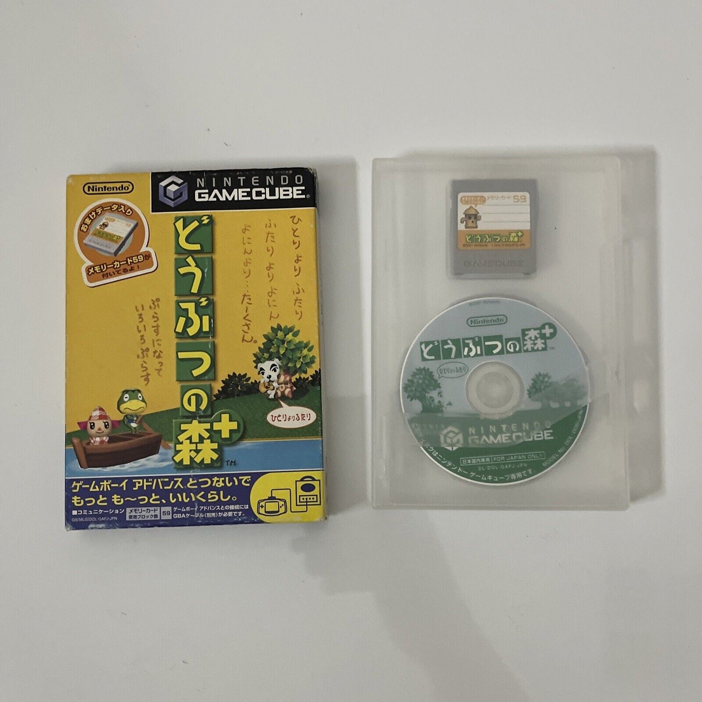 Animal Crossing e+  Nintendo GameCube NTSC-J JAPAN Game & Official Memory Card