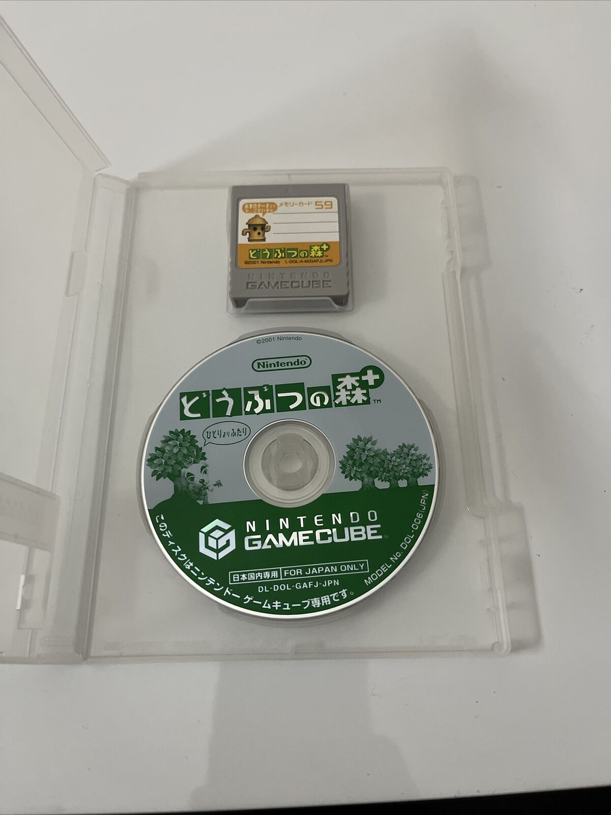 Animal Crossing e+  Nintendo GameCube NTSC-J JAPAN Game & Official Memory Card