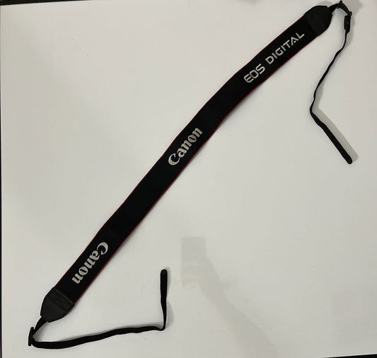 Genuine Official Canon EOS Digital Camera Strap Black Red 90-120cm