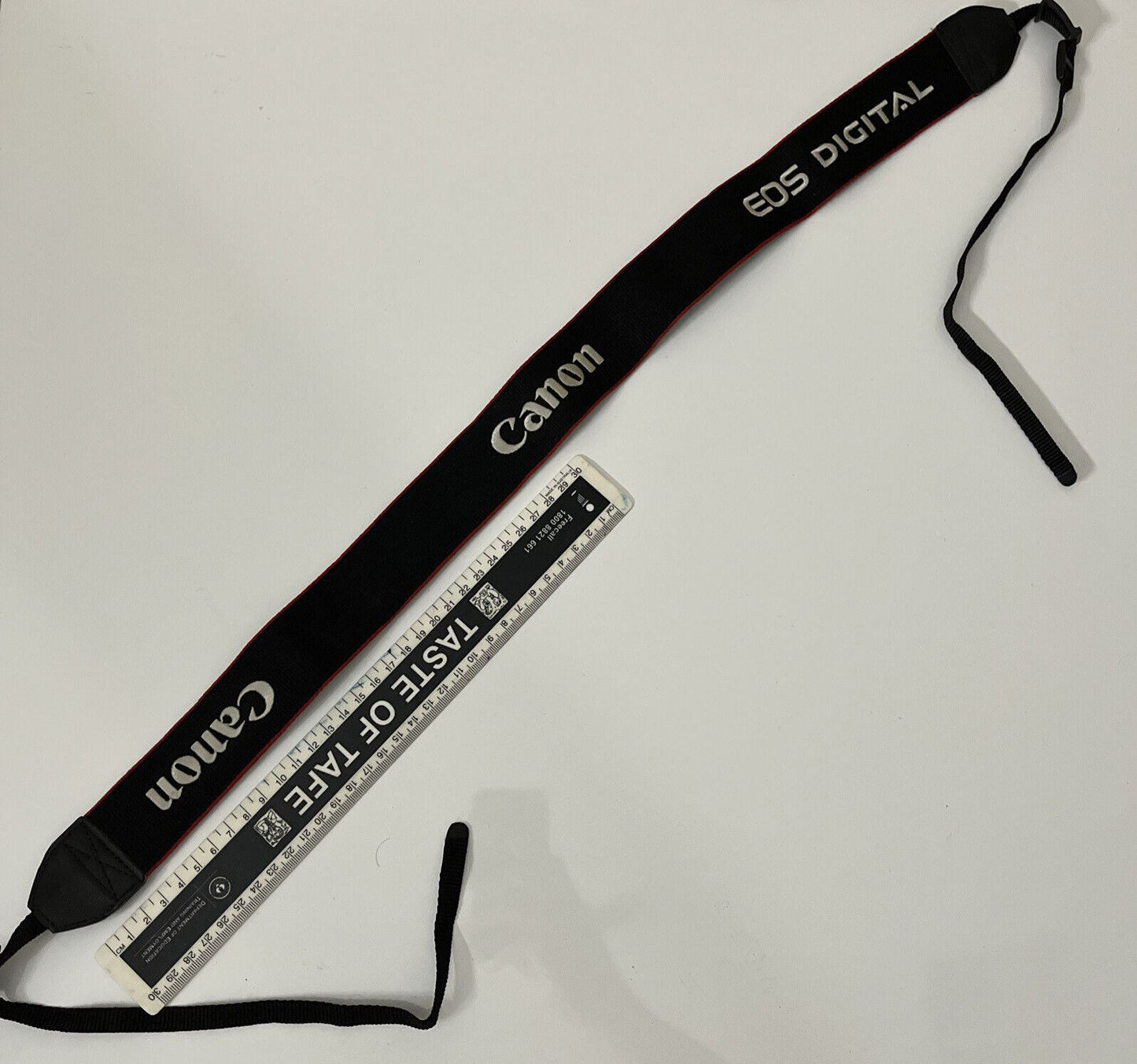 Genuine Official Canon EOS Digital Camera Strap Black Red 90-120cm