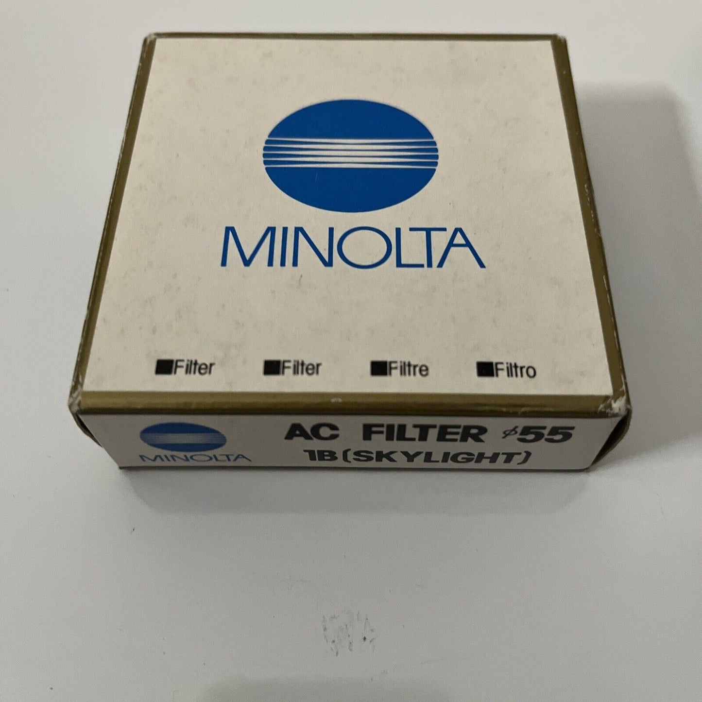 NEW Minolta AC Filter 55 1B Skylight 55mm