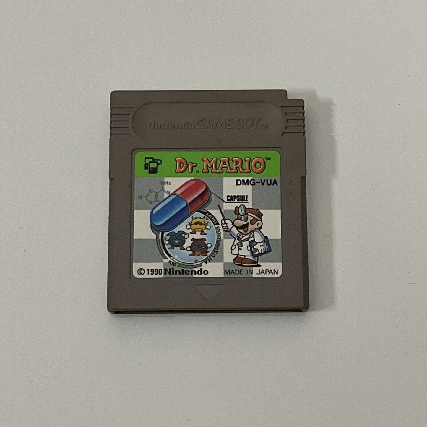 Dr Mario - Nintendo GameBoy GB JAPAN 1990 Puzzle Game