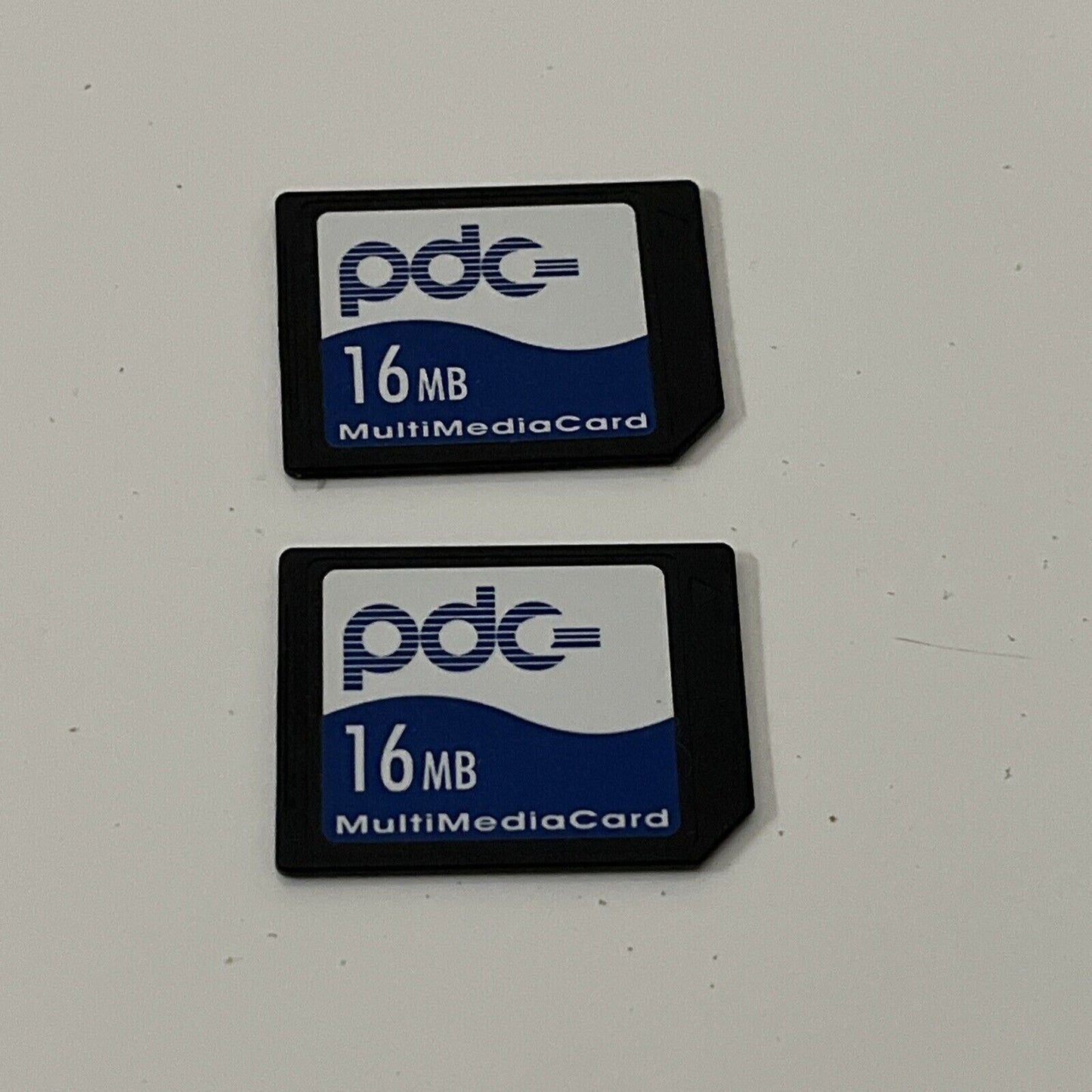 2x MultimediaCard 16MB MMC Memory