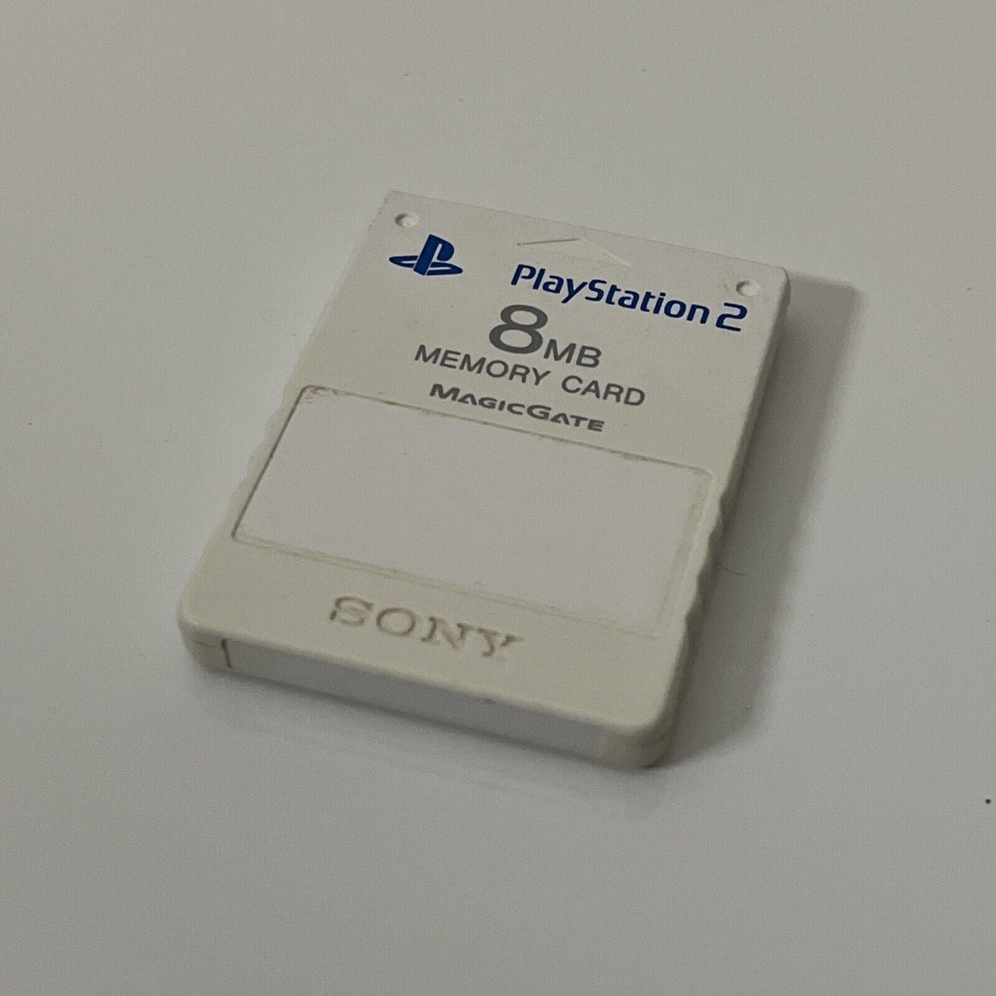 Genuine Official Sony PlayStation 2 PS2 Memory Card 8MB SCPH-10020 White