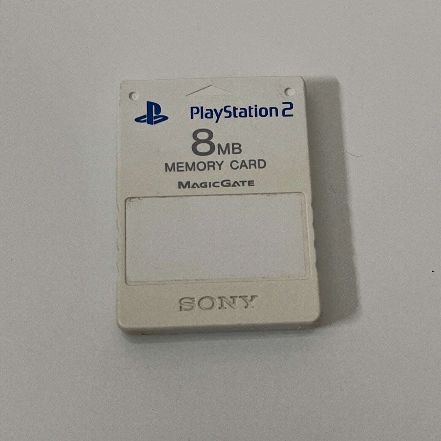 Genuine Official Sony PlayStation 2 PS2 Memory Card 8MB SCPH-10020 White